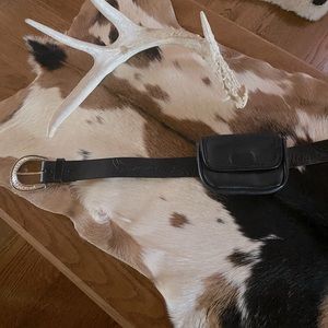 Crystal Studded Leather Harley Davidson Belt